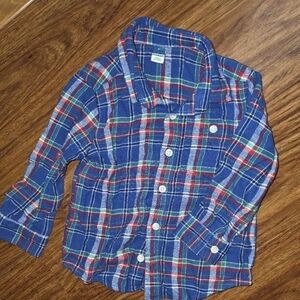 Old Navy Vibrant Plaid Shirt